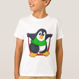 Pinguïn bij fitness met afneemtouw.PNG T-shirt