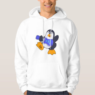 Pinguïn bij Muziek met Guitar Hoodie