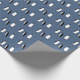 Pinguïn Bird Blue Antarctic Animal Polar Cadeaupapier