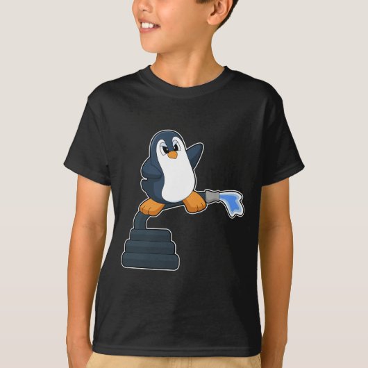 Pinguïn brandweerslang t-shirt (Voorkant)