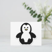 pinguïn briefkaart (Staand voorkant)