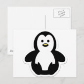 pinguïn briefkaart (Voorkant / Achterkant)