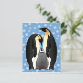 pinguïn briefkaart (Staand voorkant)