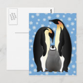 pinguïn briefkaart (Voorkant / Achterkant)