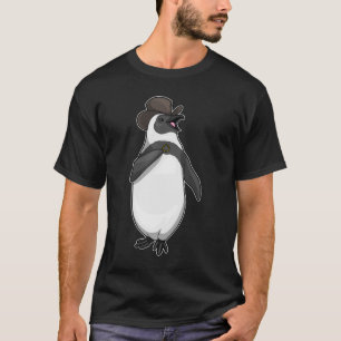 Pinguïn bruidegom trouwring t-shirt
