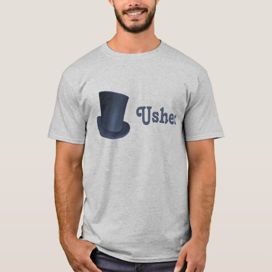 Pinguïn bruiloft - Usher T-shirt (Voorkant)