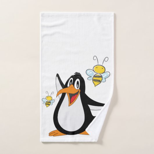 Pinguïn Bumblebee Bathroom Bad Handdoek (Handdoek)