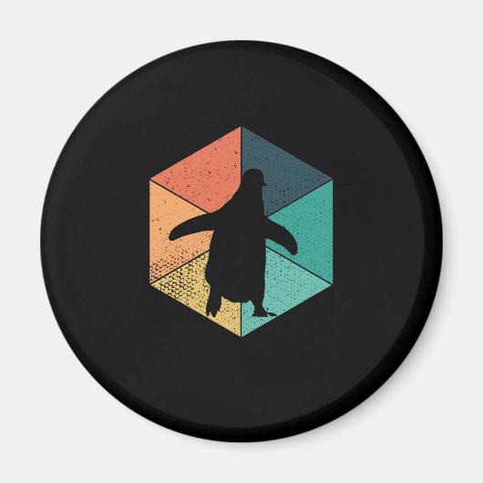 Pinguïn bunt magneet (Voorkant)