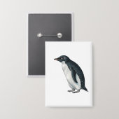 Pinguïn Button (Voorkant / Achterkant)