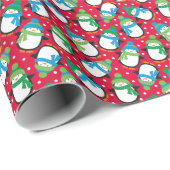 Pinguïn Cadeaupapier (Rol Hoek)