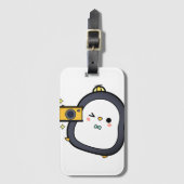 Pinguïn, Camera, Karakter Bagagelabel (Voorkant (verticaal))