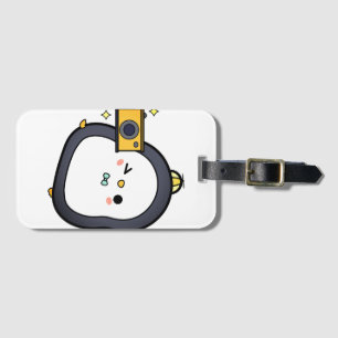 Pinguïn, Camera, Karakter Bagagelabel