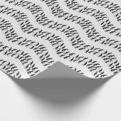 Pinguïn Chevron Cadeaupapier (Hoek)