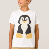 Pinguïn-clipart T-shirt (Voorkant)