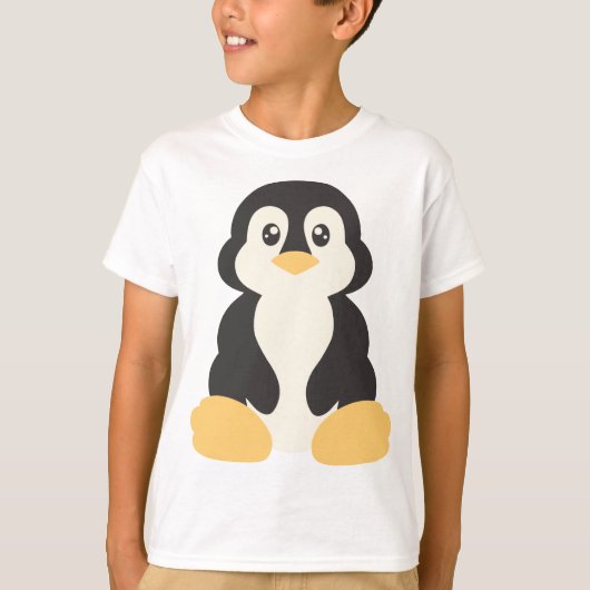 Pinguïn-clipart T-shirt (Voorkant)