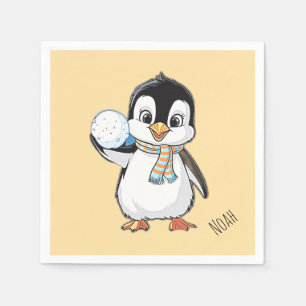 Pinguïn dag vieren-20 januari of iets anders servet