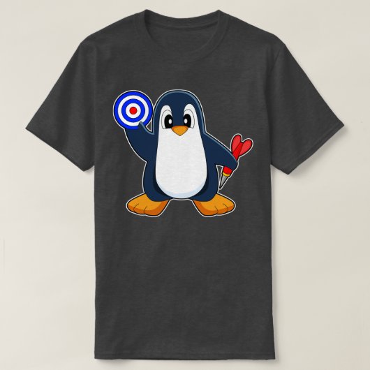 Pinguïn Darts Dart T-shirt (Design voorkant)