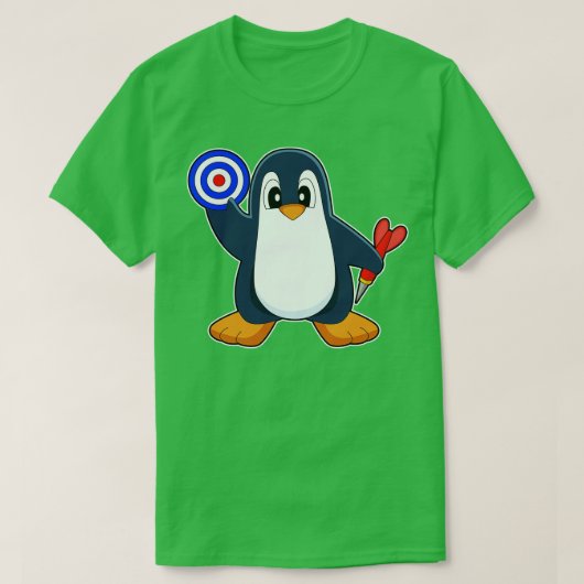 Pinguïn Darts Dart T-shirt (Design voorkant)