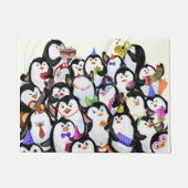 Pinguïn Deurmat Happy Penguins Party (Voorkant)
