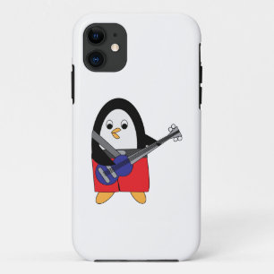 Pinguïn die een elektrische auto afspeelt Case-Mate iPhone case