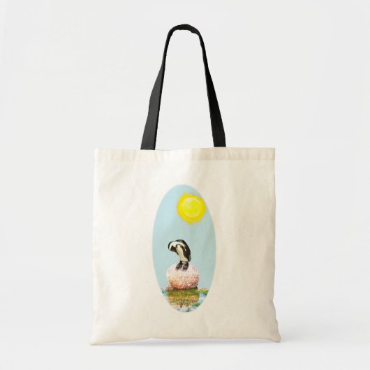 Pinguïn die slaapt in de zon tote bag (Voorkant)