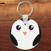 Pinguïn, Dier, Kawaii Sleutelhanger (Voorkant)