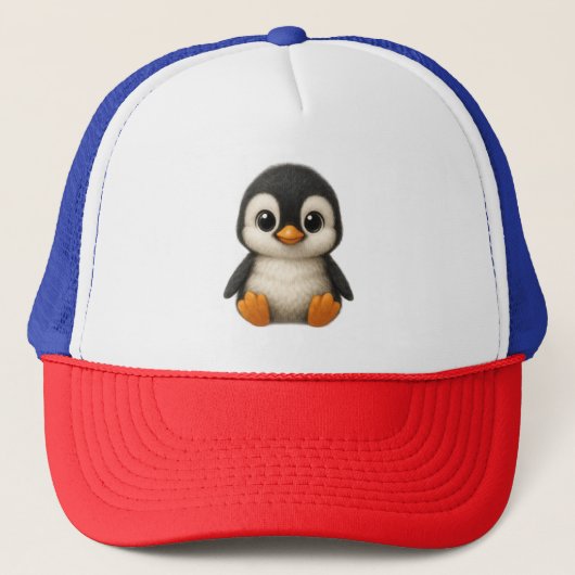 Pinguïn, Dier, Vogel Trucker Pet (Voorkant)
