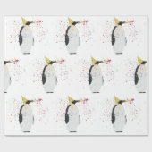 Pinguïn - Dieren met een partij Cadeaupapier (Vlak)