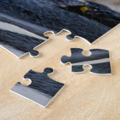 Pinguïn diner met familie, legpuzzel (Zijkant)