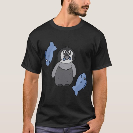 Pinguïn diner t-shirt (Voorkant)