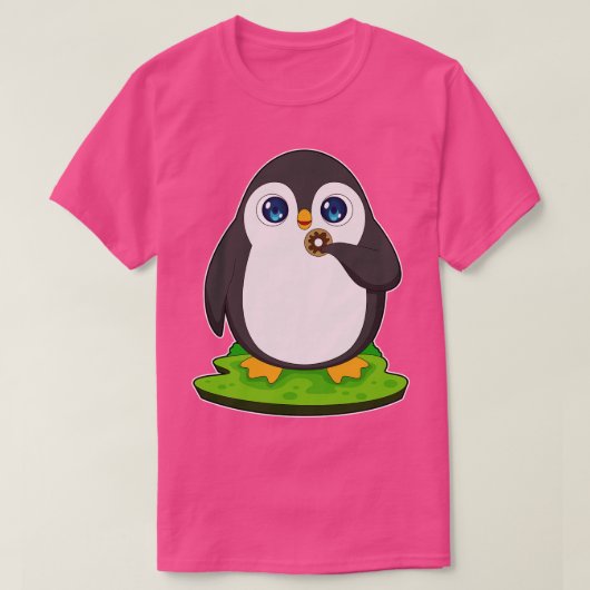 Pinguïn Donut T-shirt (Design voorkant)