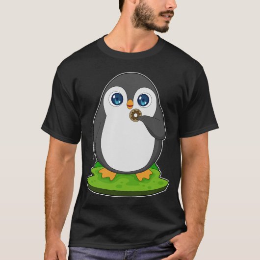 Pinguïn Donut T-shirt (Voorkant)