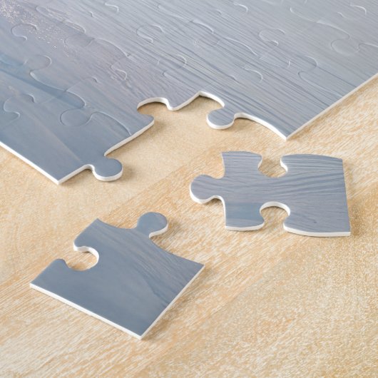 Pinguïn draagt een rode jas legpuzzel (Zijkant)