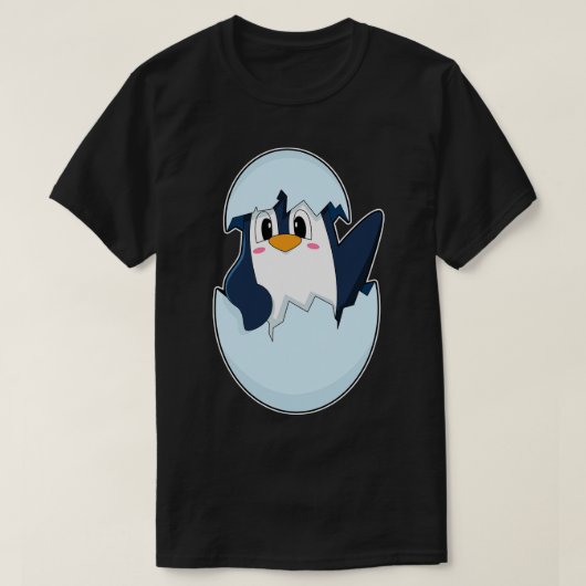 Pinguïn Eierschaal T-shirt (Design voorkant)