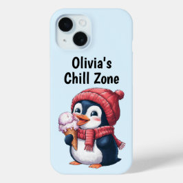Pinguïn en Ice Cream Telefoon Case