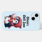 Pinguïn en Ice Cream Telefoon Case (Achterkant (horizontaal))