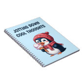 Pinguïn en ijs notitieboek (Rechterzijde)