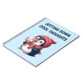 Pinguïn en ijs notitieboek (Linkerzijde)