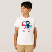 pinguïn en paard t-shirt (Voorkant volledig)