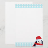 Pinguïn en Sneeuwvlokken Briefpapier (Voorkant / Achterkant)