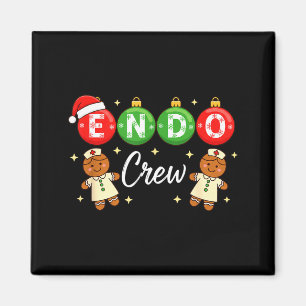 Pinguïn Endo Crew Kerst Endoscopie Verpleegster Gi Magneet