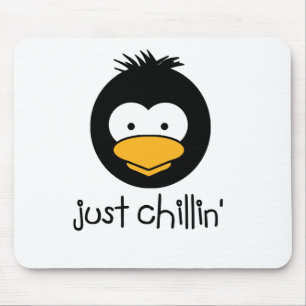 pinguïn enkel chillin muismat