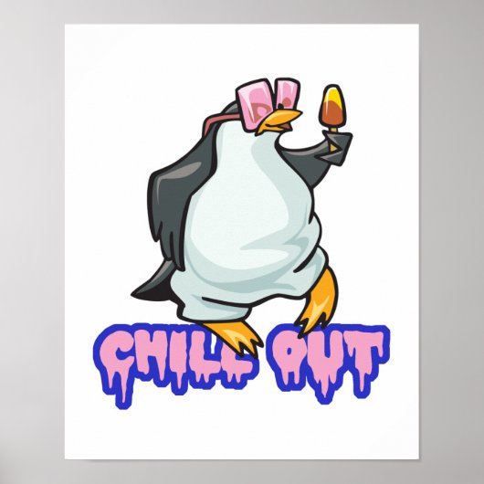 pinguïn eruit halen poster (Voorkant)