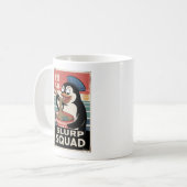 Pinguïn Eten Ramen Funny Slurp Squad Koffiemok (Voorkant links)