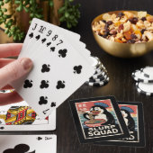 Pinguïn Eten Ramen Funny Slurp Squad Pokerkaarten (Insitu)