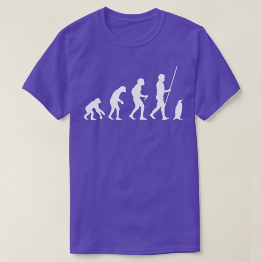 Pinguïn evolutie t-shirt (Design voorkant)
