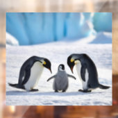 Pinguïn Familie Window Cling Raamsticker (Vel 2)