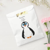Pinguïn Favor tas Bedankzakje (Gezegeld)