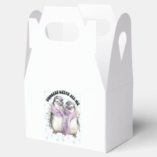 Pinguïn+Favoriet+Boxen+Wees+Kind+Verpakking+Winter Bedankdoosjes (Geopend)