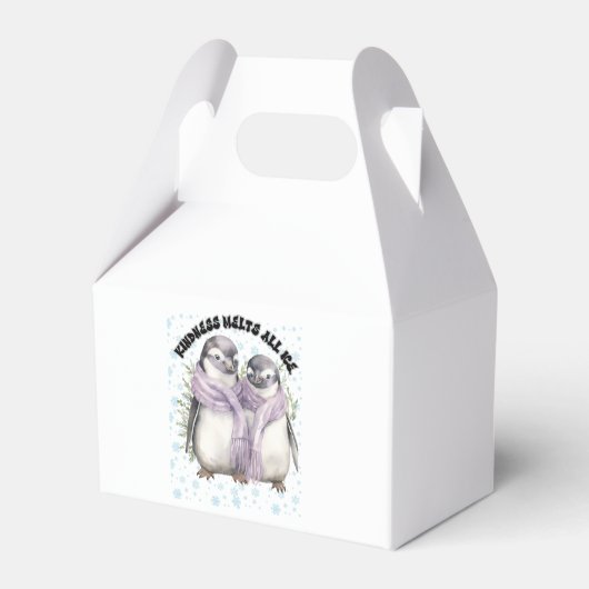 Pinguïn+Favoriet+Boxen+Wees+Kind+Verpakking+Winter Bedankdoosjes (Voorkant Zijde)
